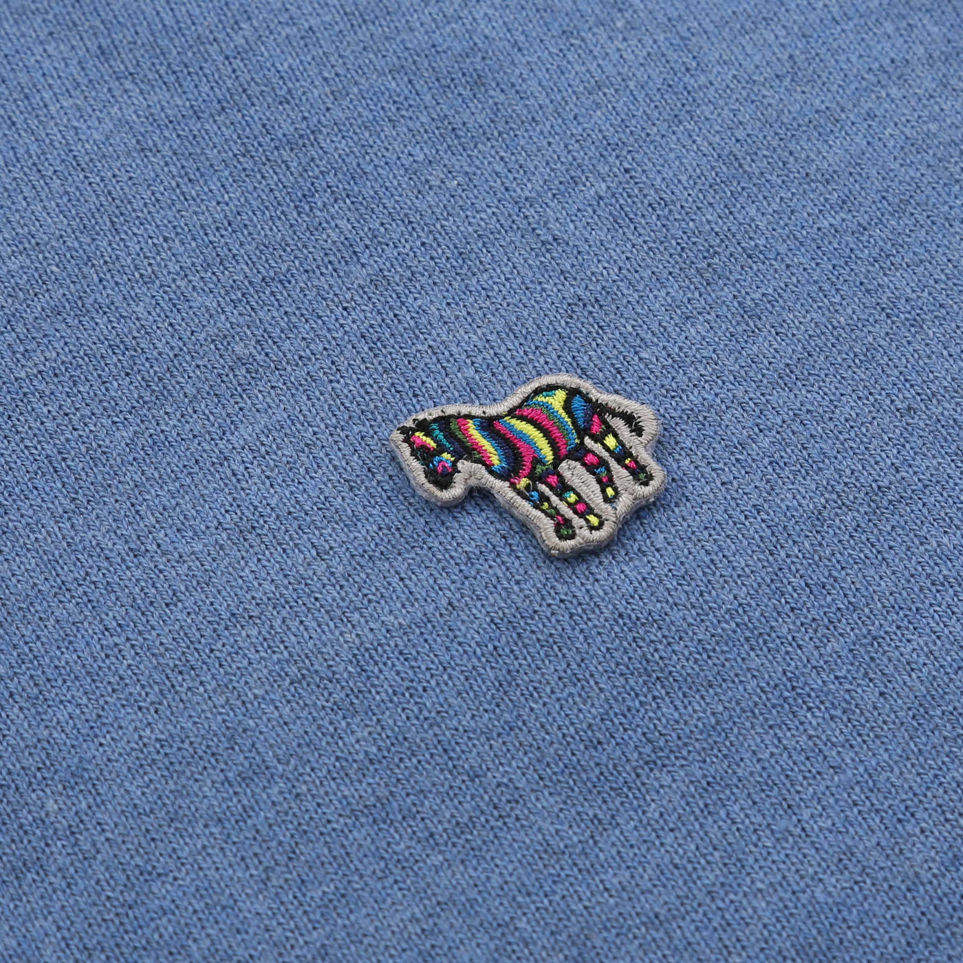 Paul Smith Zip Zeb Bad Knitwear in Blue Logo