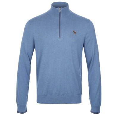 Paul Smith Zip Zeb Bad Knitwear in Blue