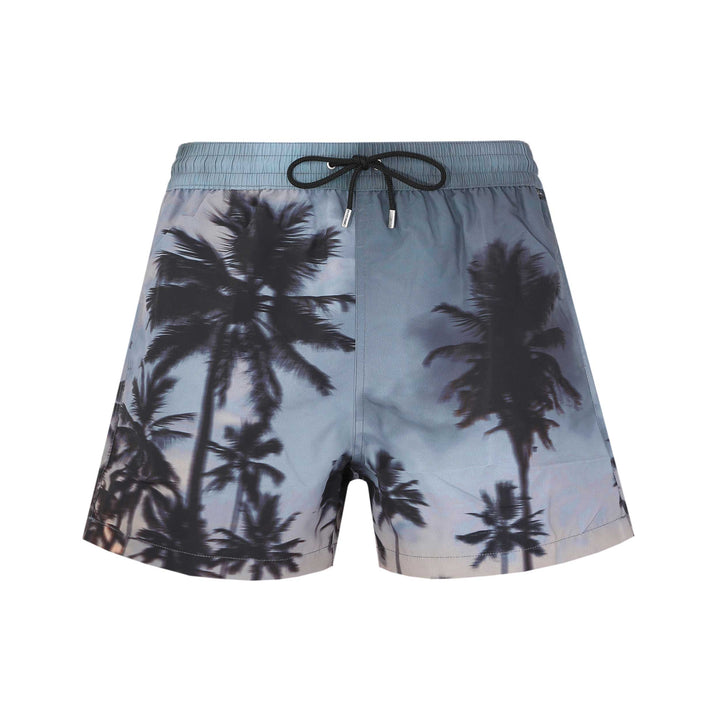 Paul Smith Dusk Palm Swim Short in Grey Norton Barrie