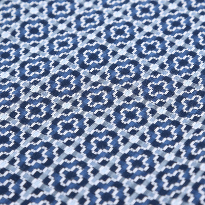 Paul Smith Geometric Casual Fit SS Shirt in Navy Detail