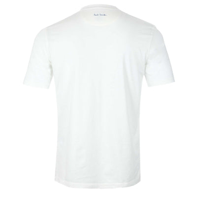 Paul Smith Wine Glass Print T Shirt in White Back