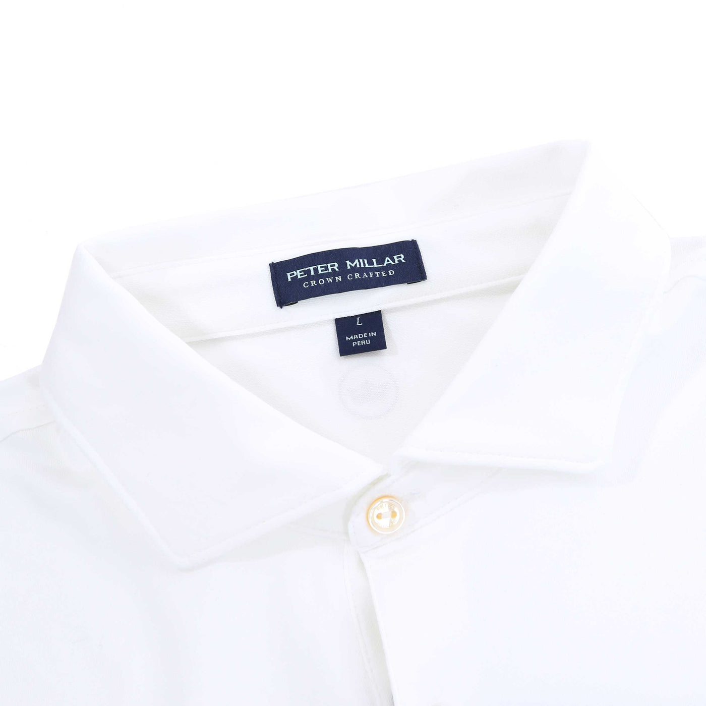 Peter Millar Albatross Polo Shirt in White Collar