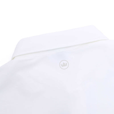 Peter Millar Albatross Polo Shirt in White Logo