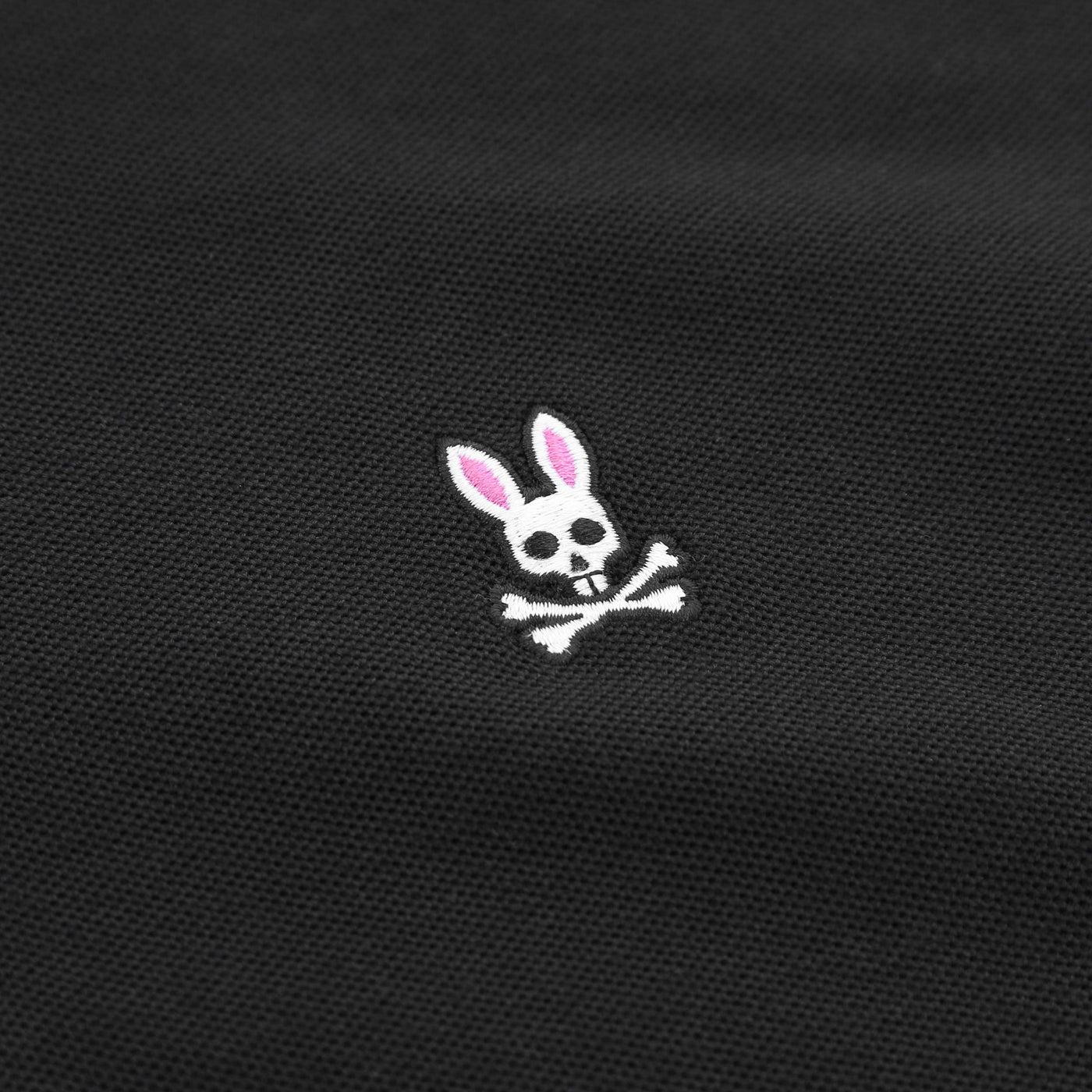Psycho Bunny Classic Polo Shirt in Black Logo