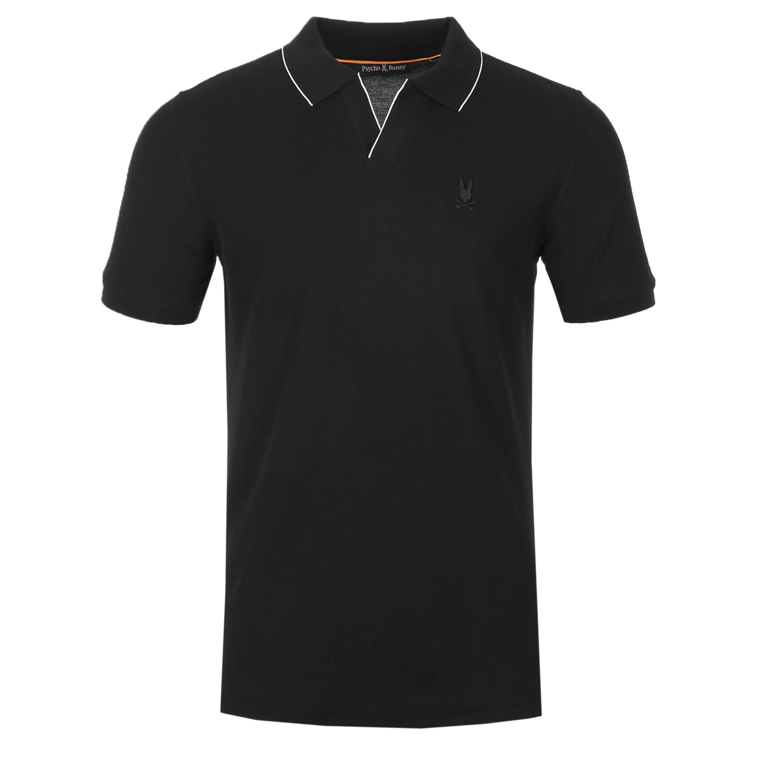 Psycho Bunny Easthills Johnny Polo Shirt in Black