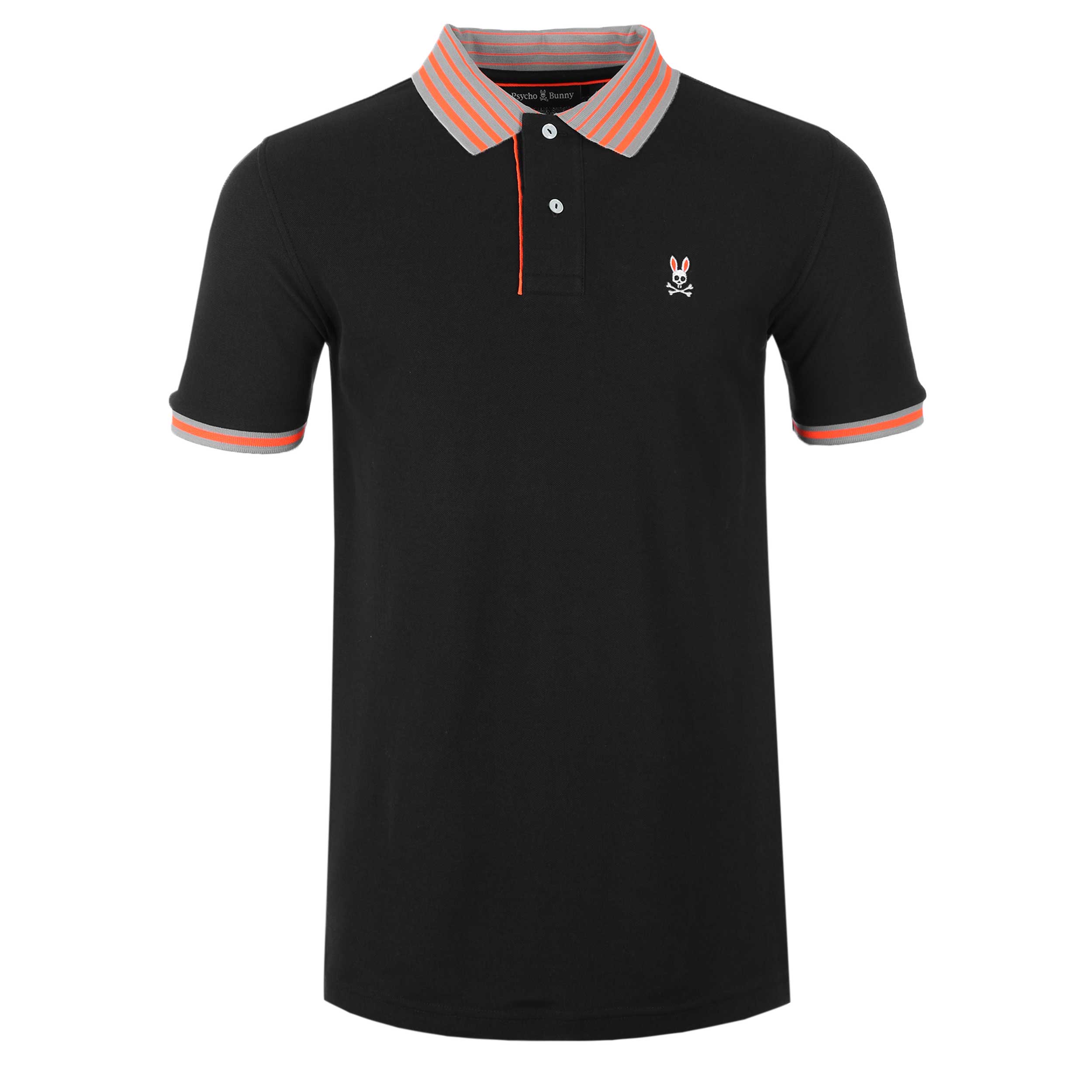 Psycho Bunny Norris Pique Polo Shirt in Black