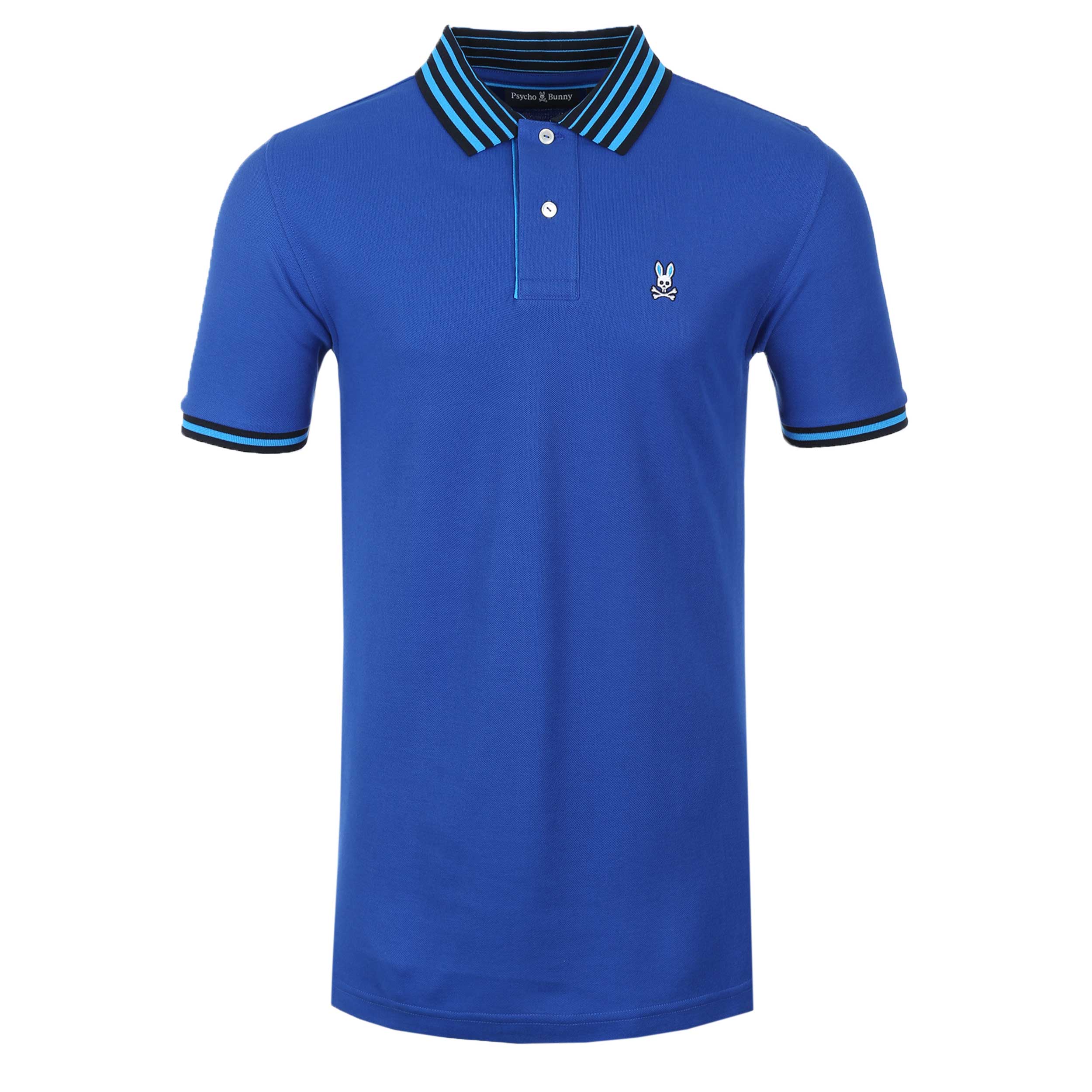 Psycho Bunny Norris Pique Polo Shirt in Surf The Web