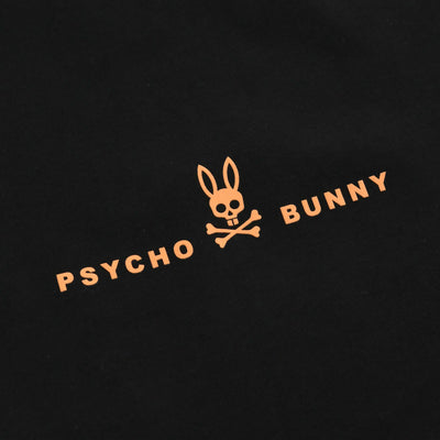 Psycho Bunny Norwood Graphic T-Shirt in Black Back Logo