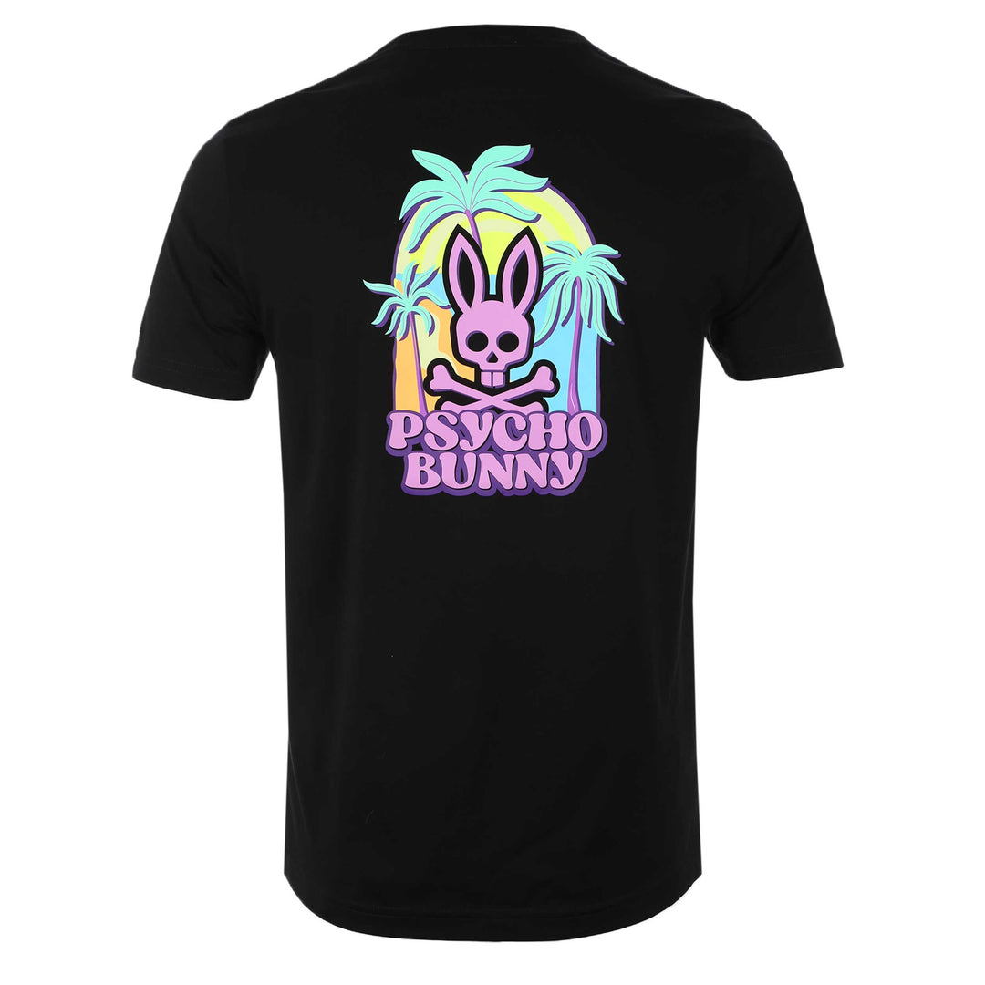 Psycho Bunny Redland Graphic T-Shirt in Black I Psycho Bunny I