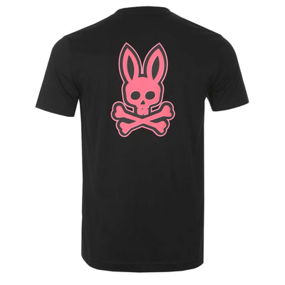 Psycho Bunny Sloan Back Graphic T Shirt in Black Back