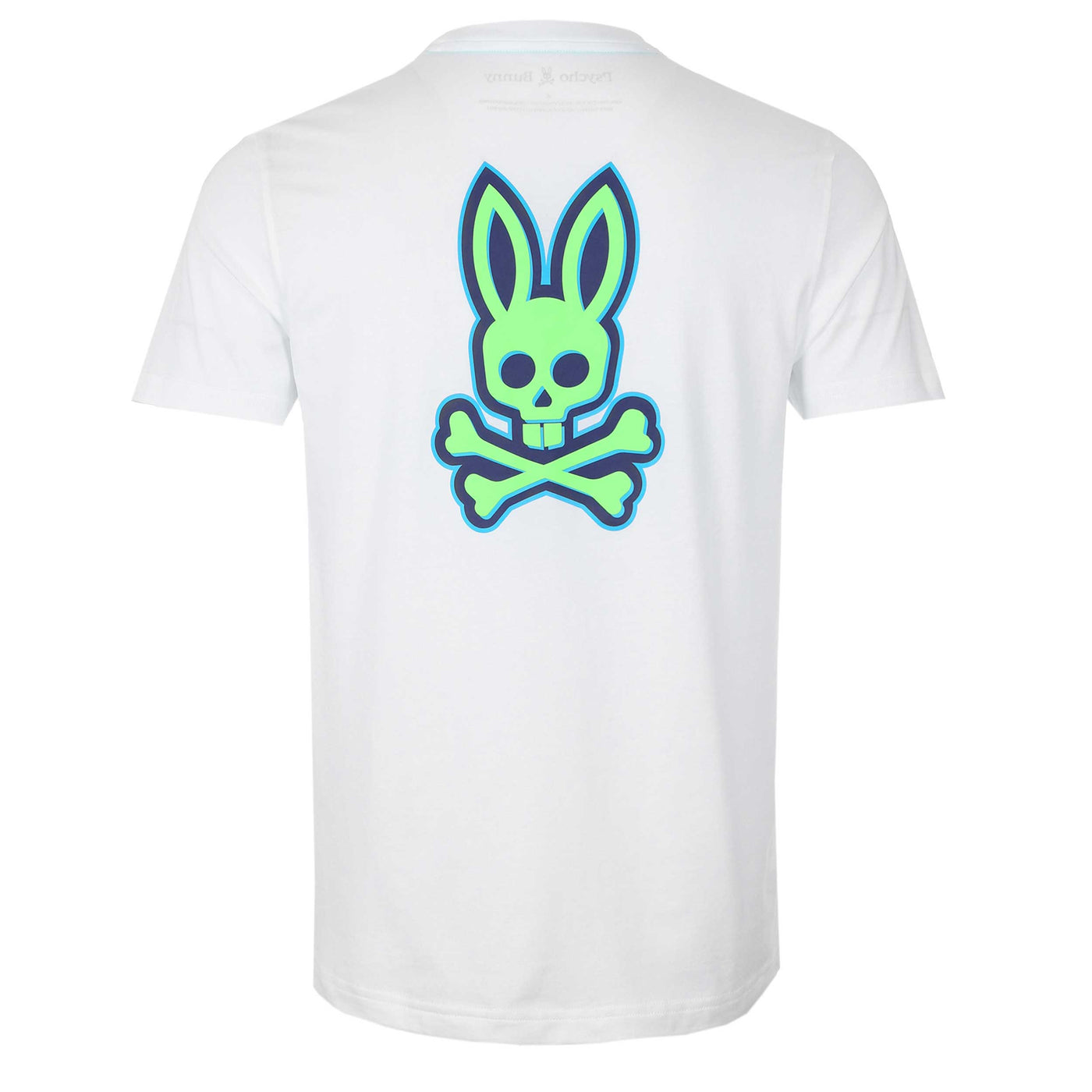 Psycho Bunny Sloan Back Graphic T Shirt in White Back