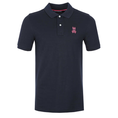 Psycho Bunny Southlake Pique Polo Shirt in Navy