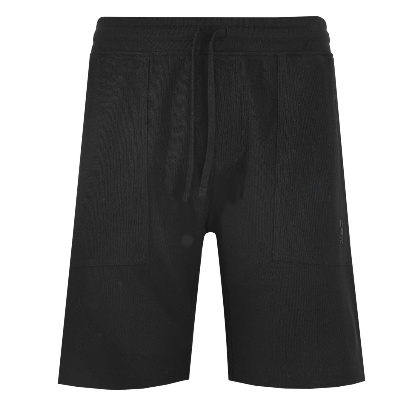 Psycho Bunny Stanford Light Pique Sweat Short in Black