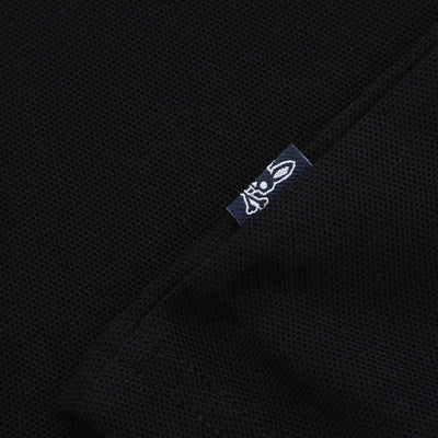 Psycho Bunny Stanford Pique T-Shirt in Black Logo Tab