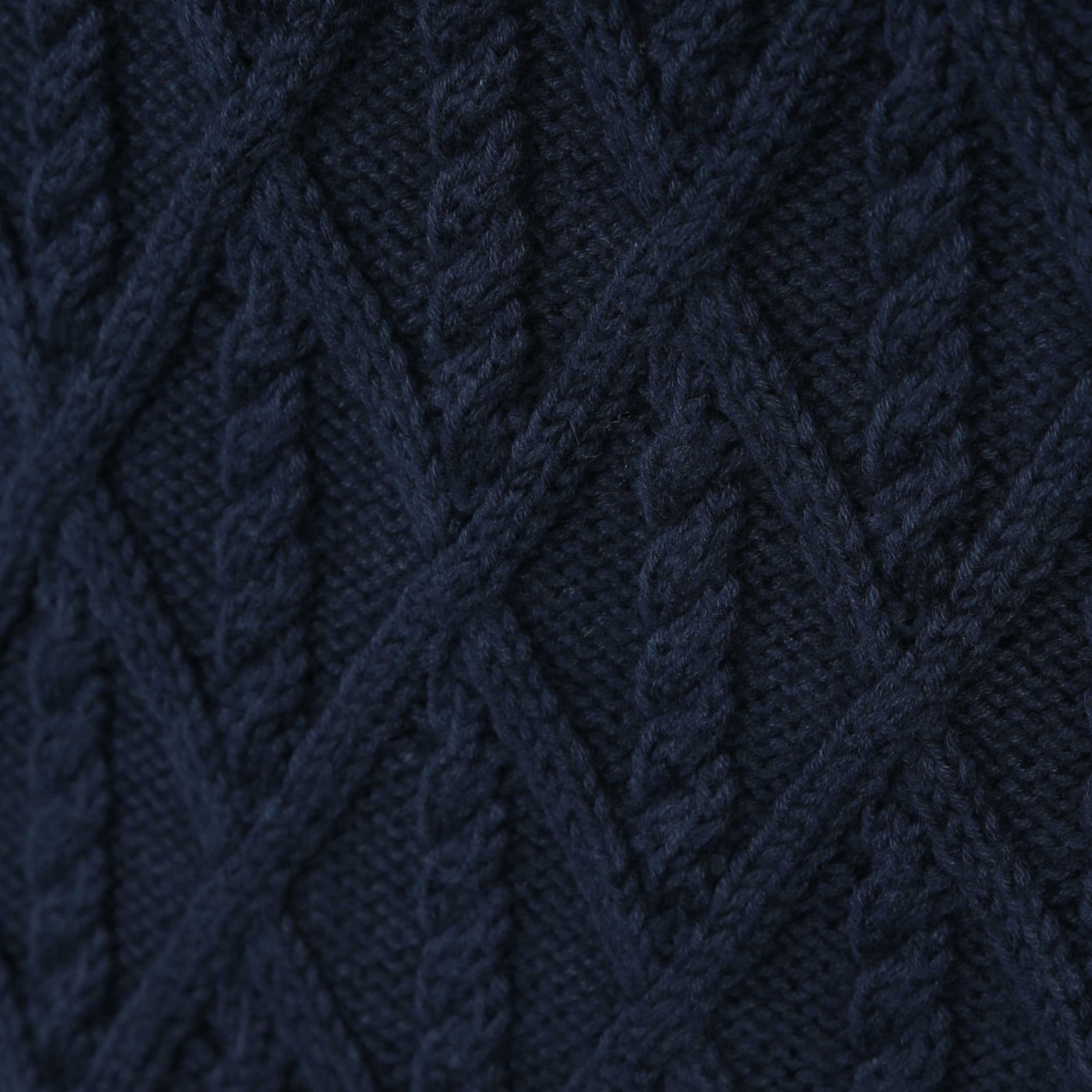 Remus Uomo Arans Knitwear in Navy Detail