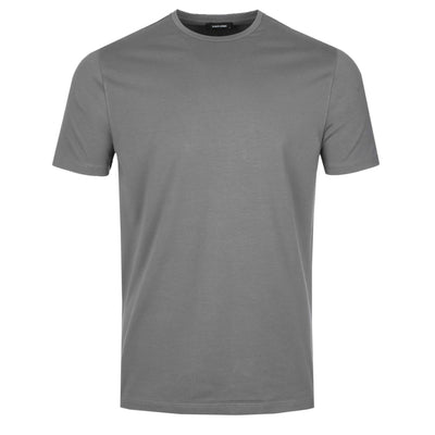 Remus Uomo Basic Crew Neck T-Shirt in Mid Grey