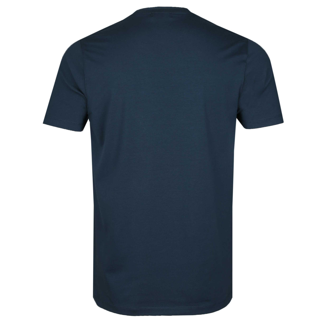 Remus Uomo Basic Crew Neck T-Shirt in Teal Blue Back