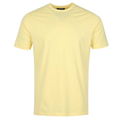 Remus Uomo Basic Crew Neck T Shirt in Yellow