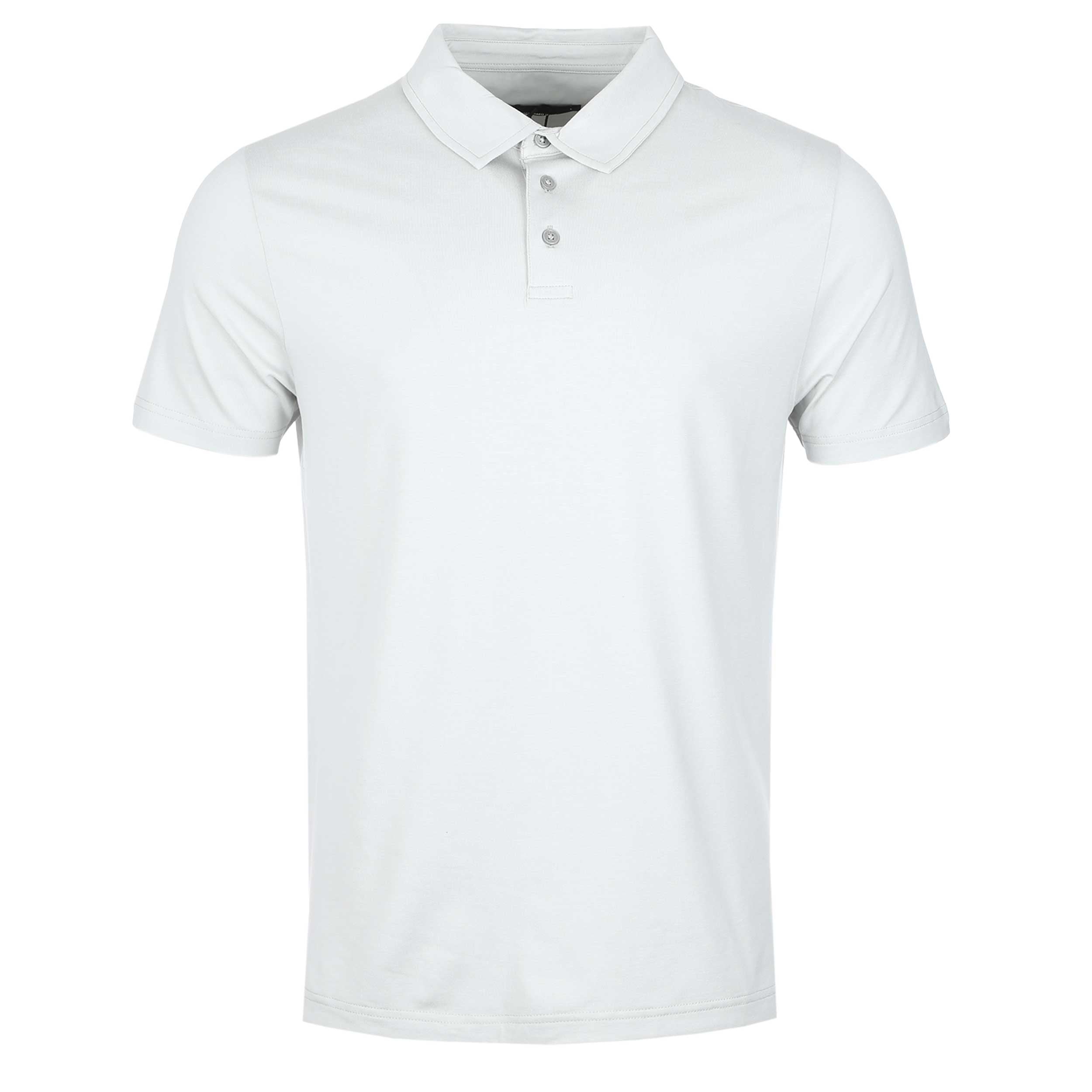 Remus Uomo Basic Tencel Cotton Polo Shirt in Stone