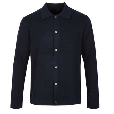 Remus Uomo Button Thru Cardigan in Navy