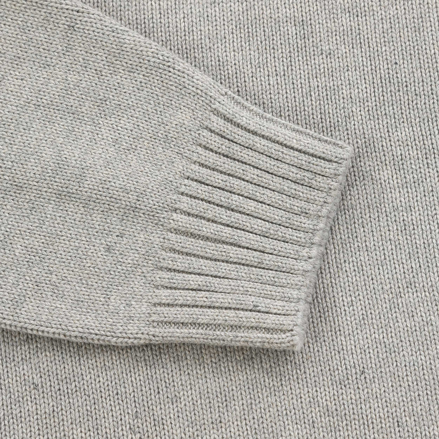 Remus Uomo Chunky Roll Neck Knitwear in Stone Cuff