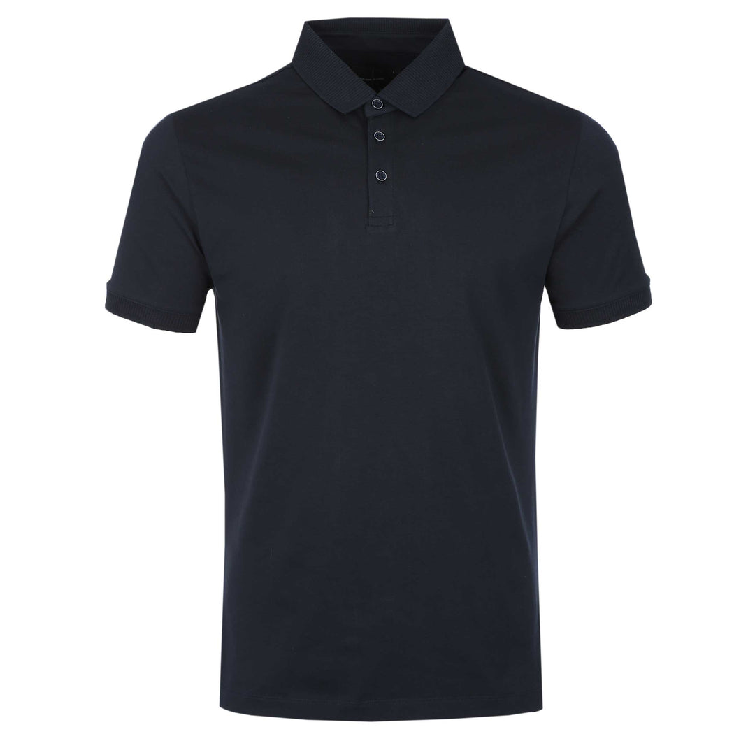 Remus Uomo Cotton Jersey Polo Shirt in Navy Remus Uomo Norton