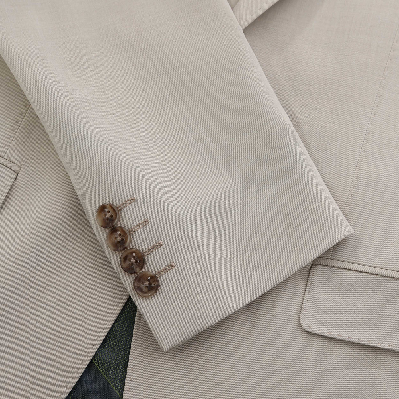 Remus Uomo Laurino Suit in Beige Cuff