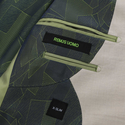 Remus Uomo Laurino Suit in Beige Lining