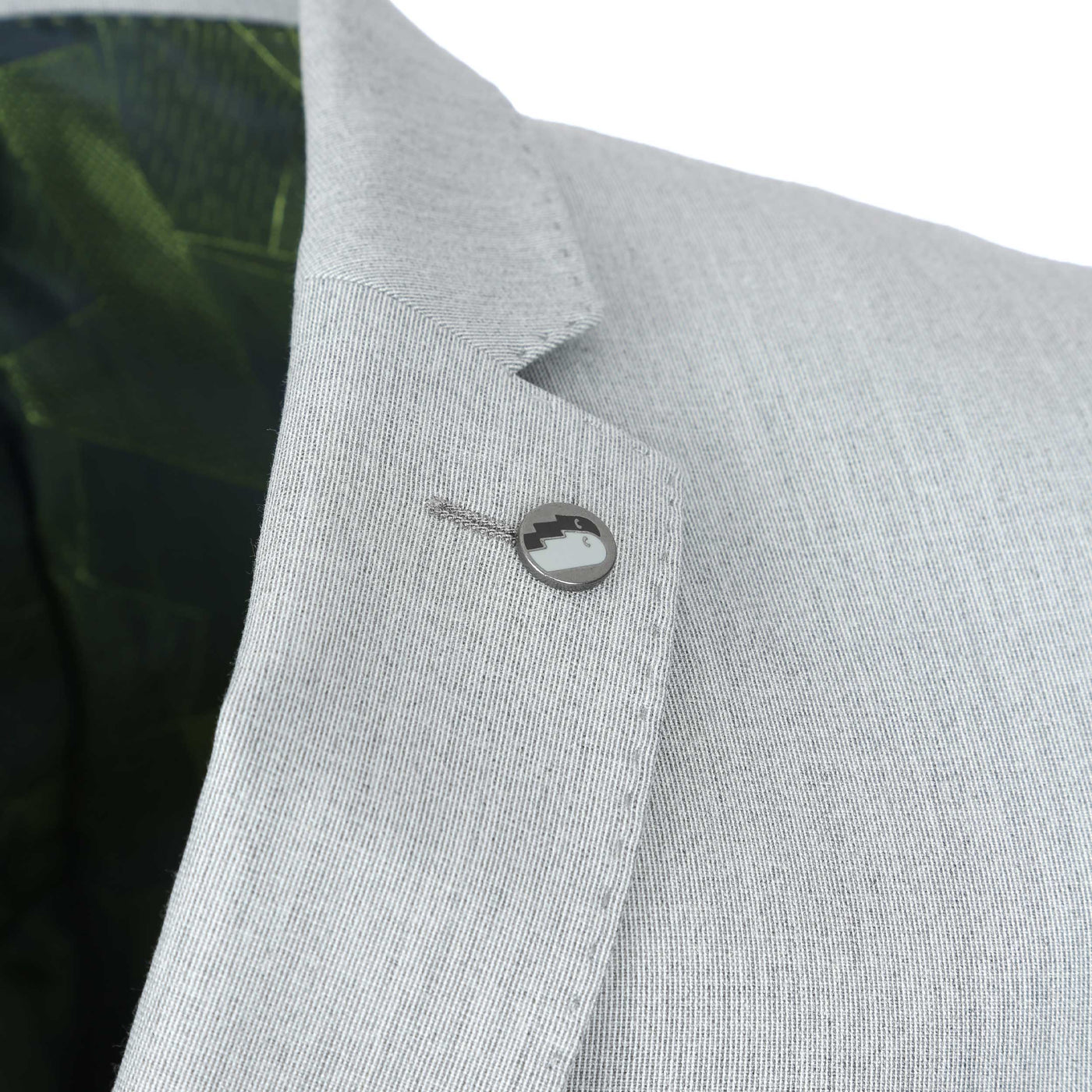 Remus Uomo Laurino Suit in Light Grey Lapel