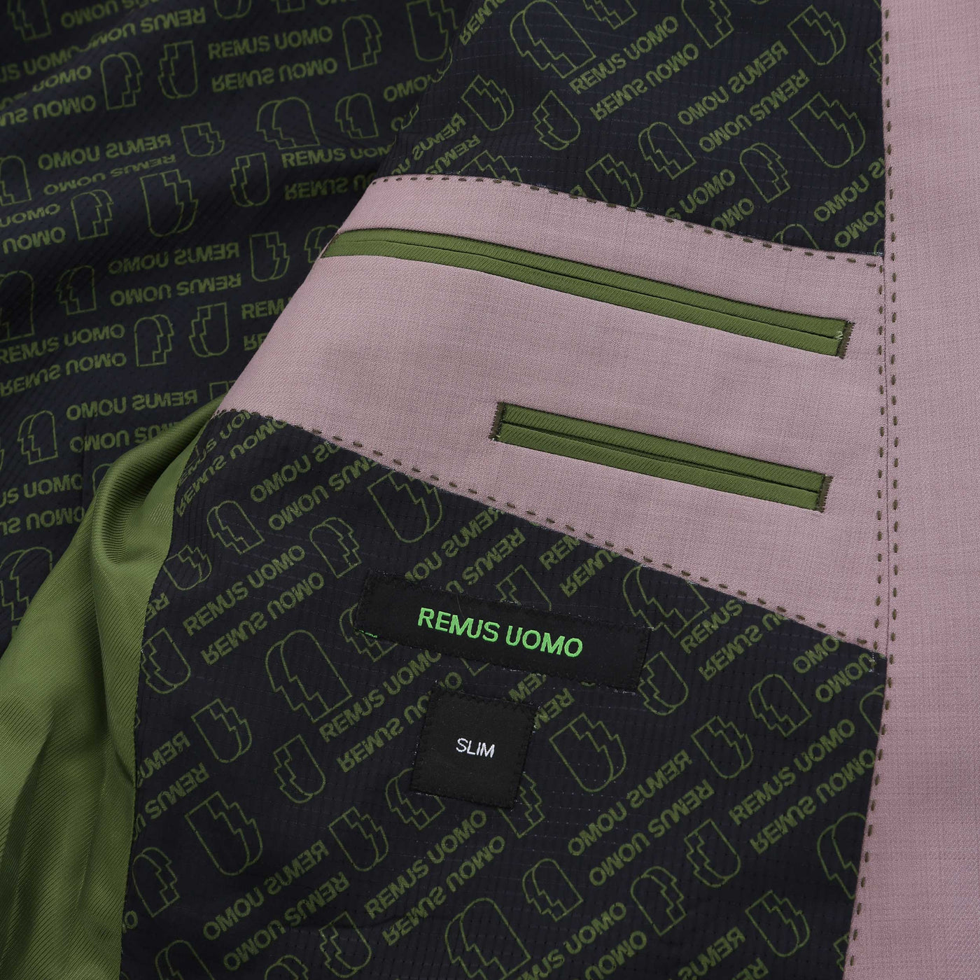 Remus Uomo Massa Jacket in Pastel Purple Lining