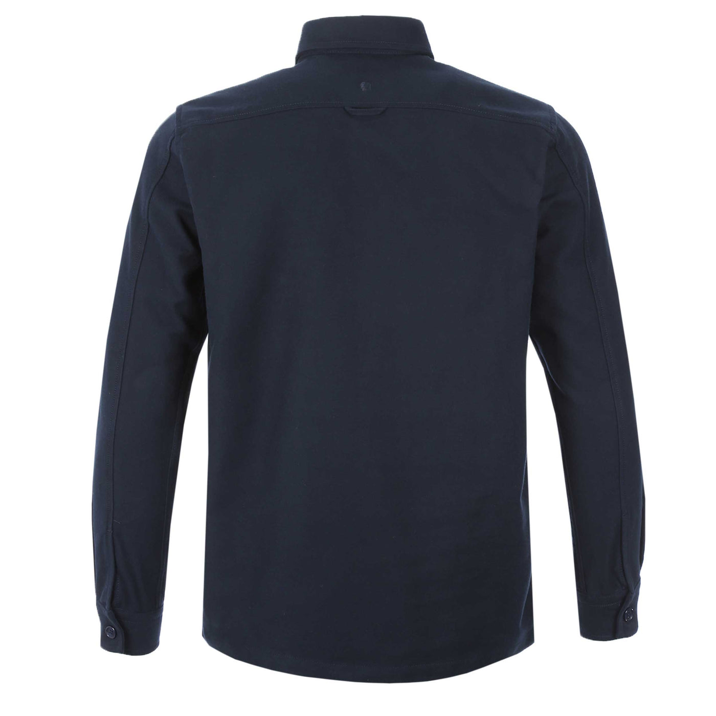 Remus Uomo Moleskin Overshirt in Navy Back