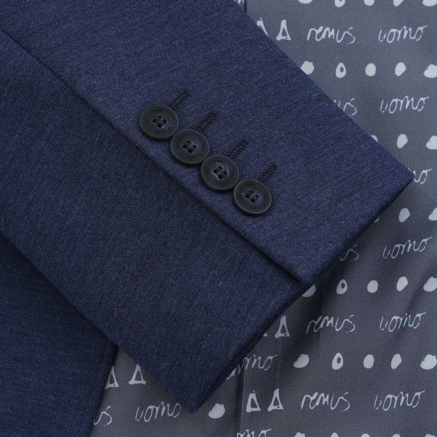 Remus Uomo Napoli Jacket in Blue Cuff