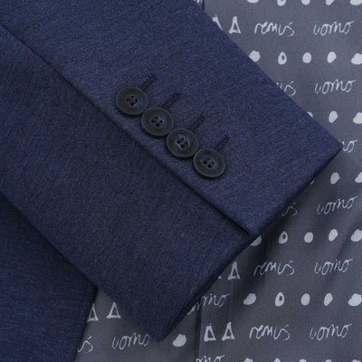 Remus Uomo Napoli Jacket in Blue Cuff