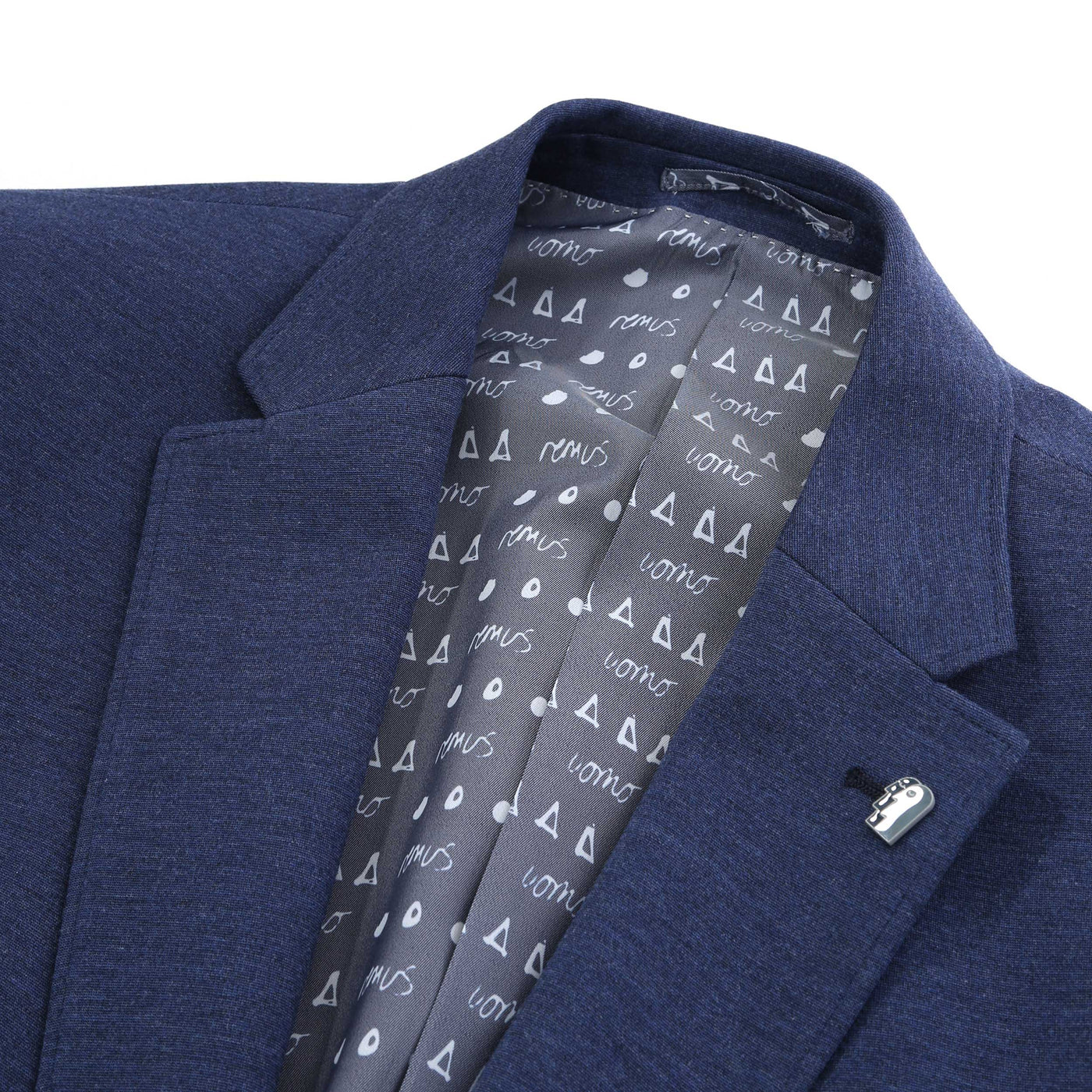 Remus Uomo Napoli Jacket in Blue Lapel