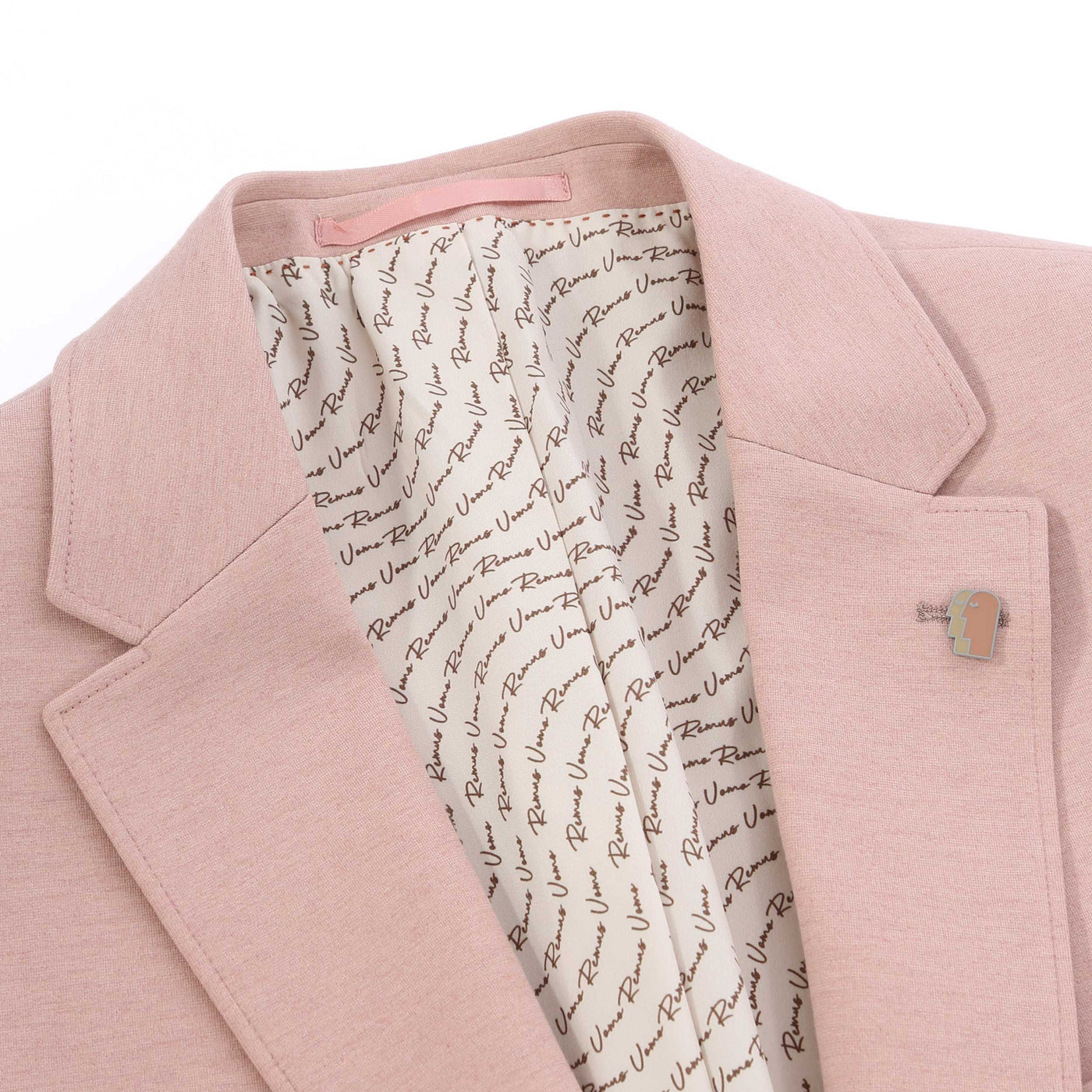 Remus Uomo Napoli Jacket in Pink Lapels