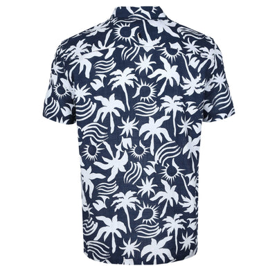 Remus Uomo Paolo Beach SS Shirt in Navy Back