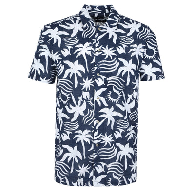 Remus Uomo Paolo Beach SS Shirt in Navy