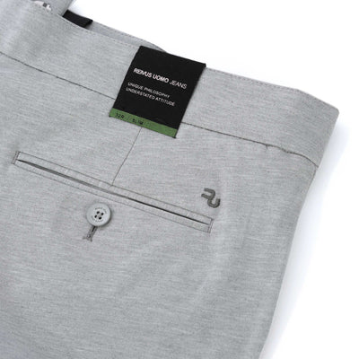 Remus Uomo Sondrio Trouser in Grey Logo