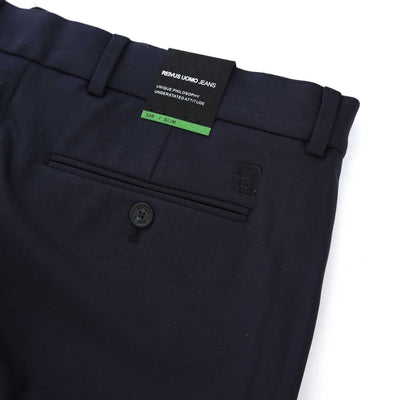 Remus Uomo Sondrio Trouser in Navy Logo