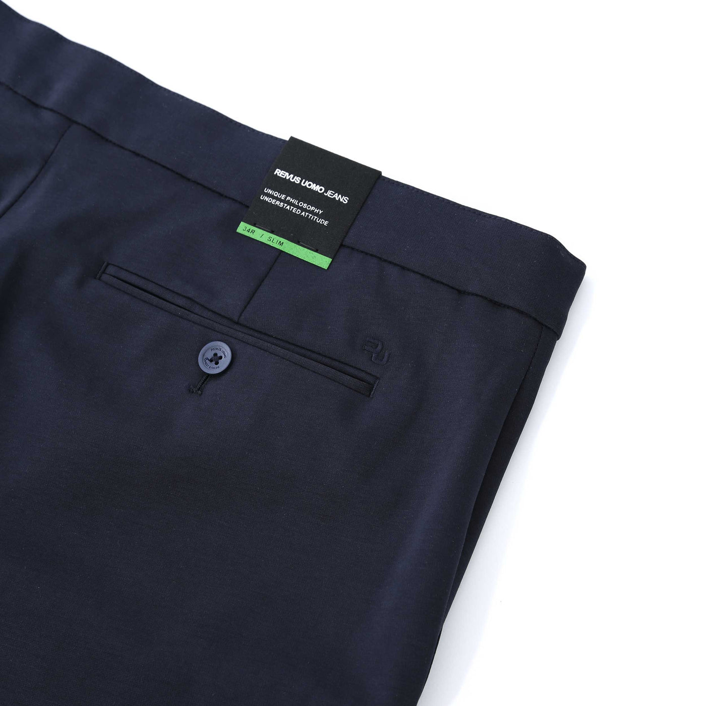 Remus Uomo Sondrio Trouser in Navy Seat