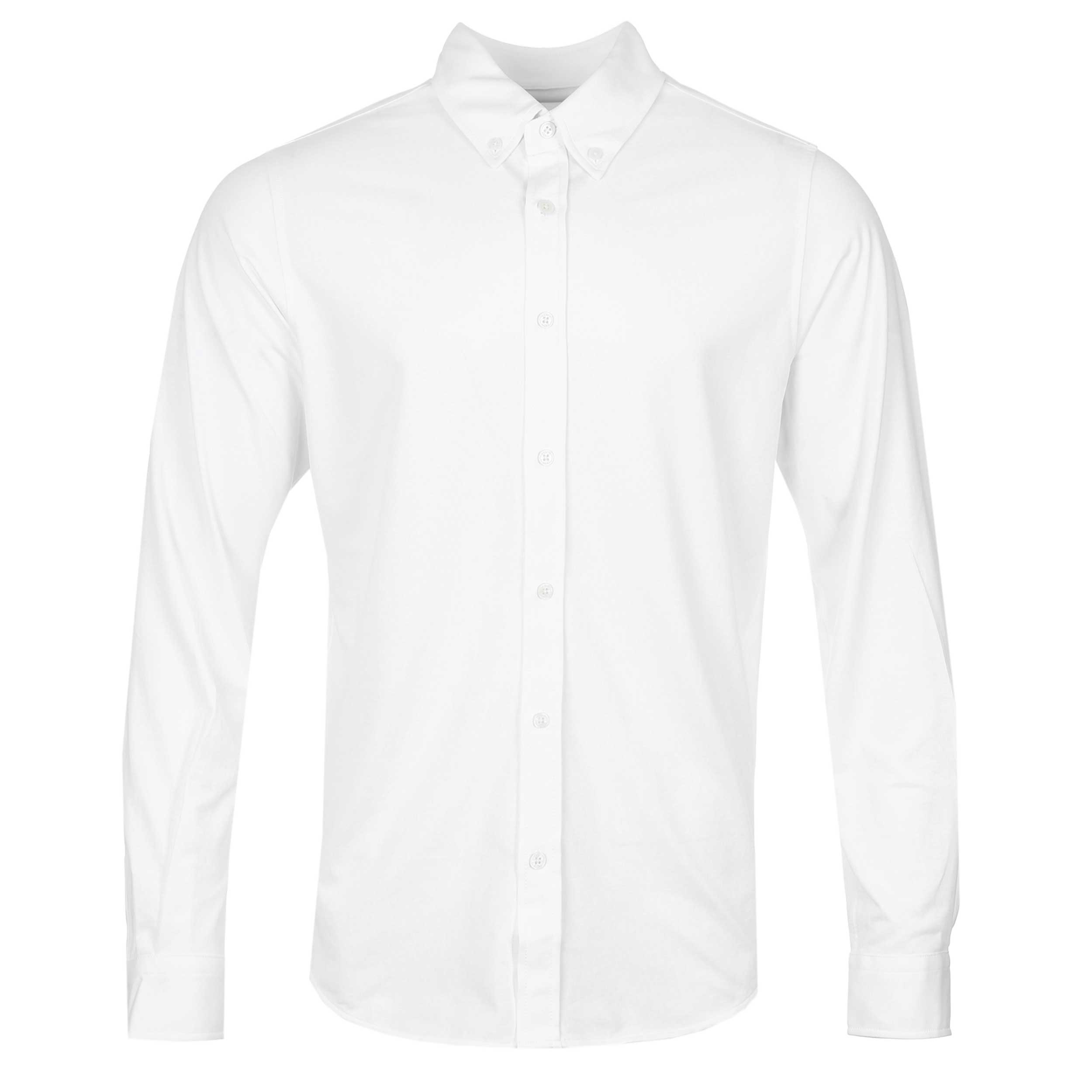 Remus Uomo Stretch Button Down Shirt in White