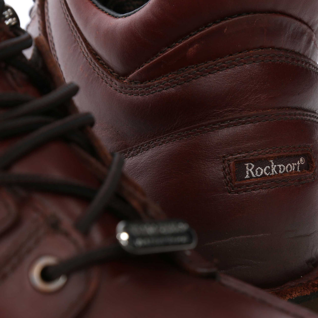 Scarponi Trekking Uomo Rockport XCS Umbwe II Bordeaux - Impermeabili Pelle Allacciatura