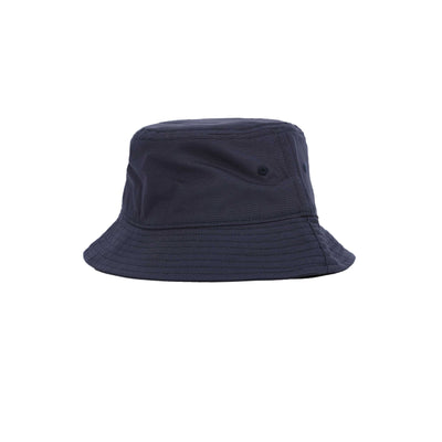 Sandbanks Badge Logo Bucket Hat in Navy Back