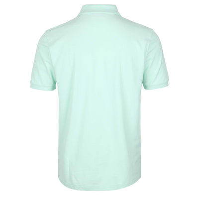Sandbanks Badge Logo Polo Shirt in Mint Back