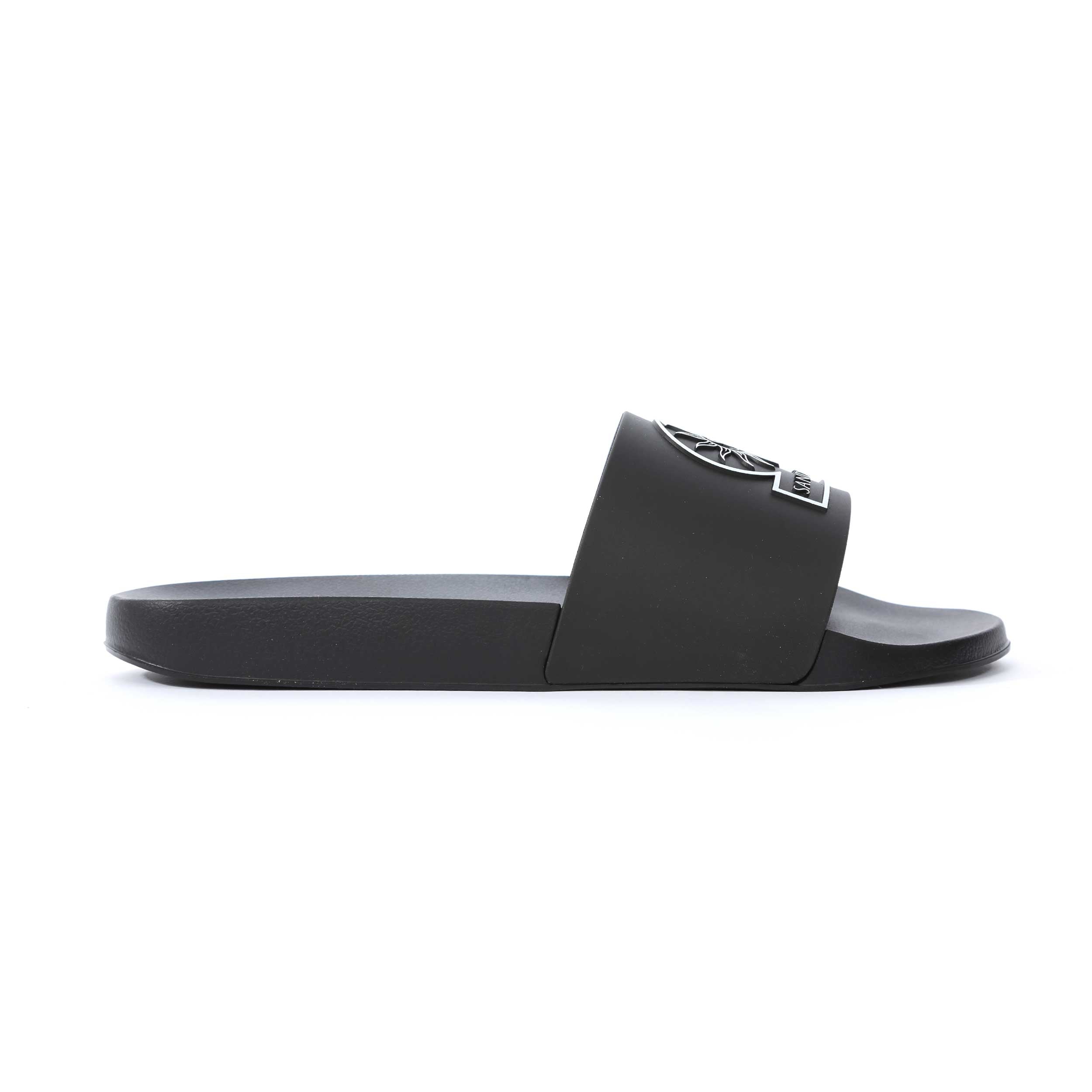 Sandbanks Badge Logo Slides in Black