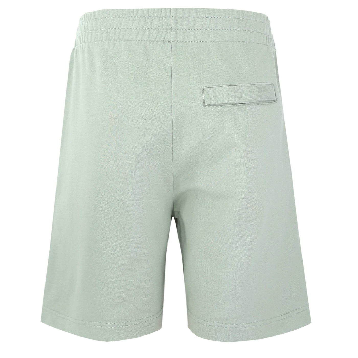Sandbanks Badge Logo Sweat Short in Sage Back