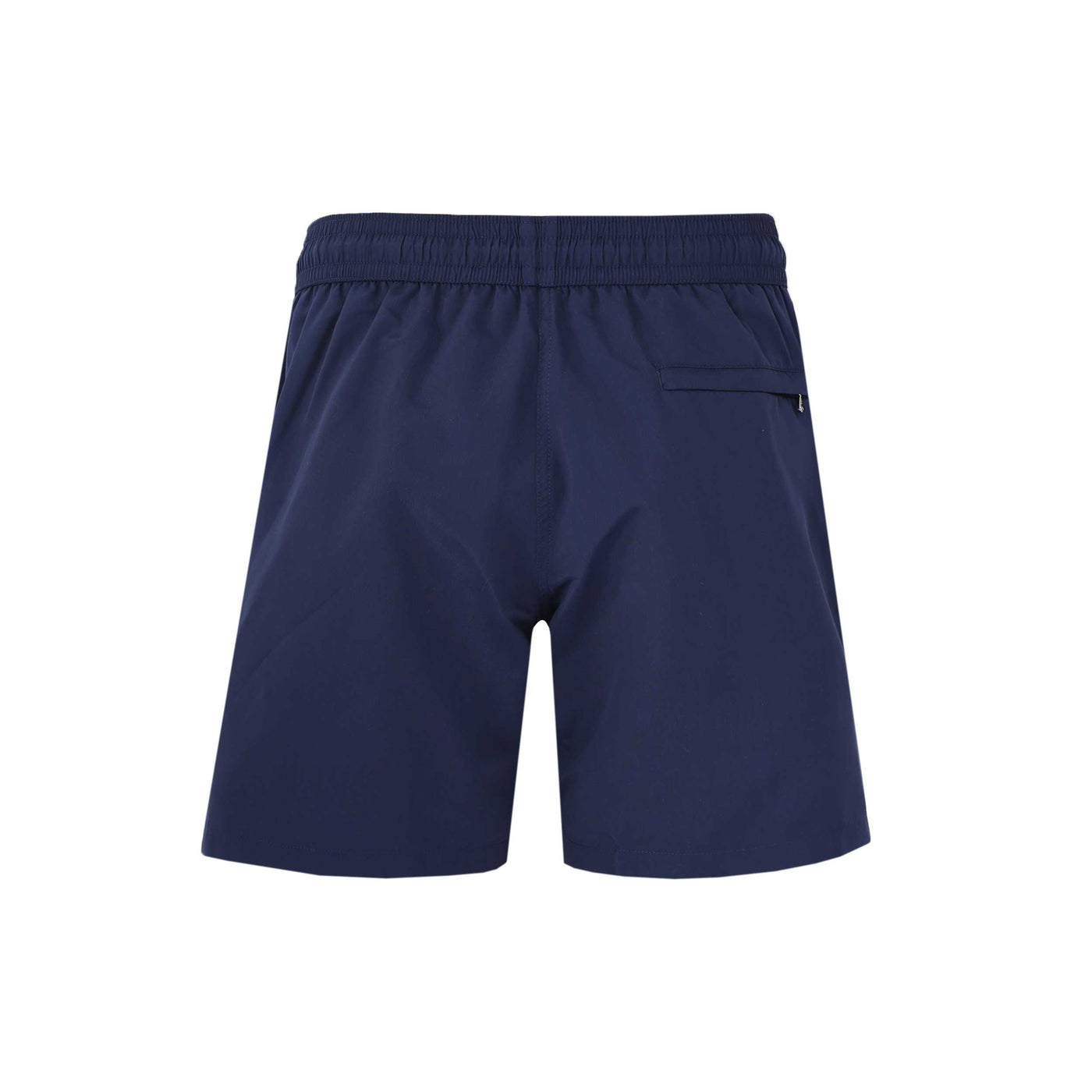 Sandbanks Badge Logo Swim Shorts in Navy Back