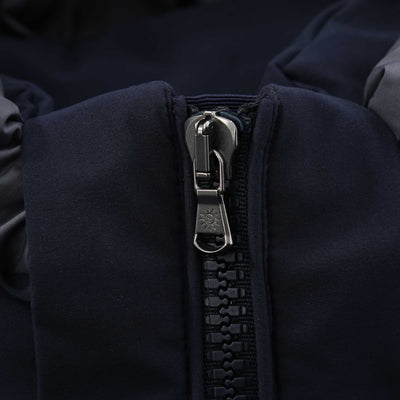 Sandbanks Banks Puffer Jacket in Navy Zip