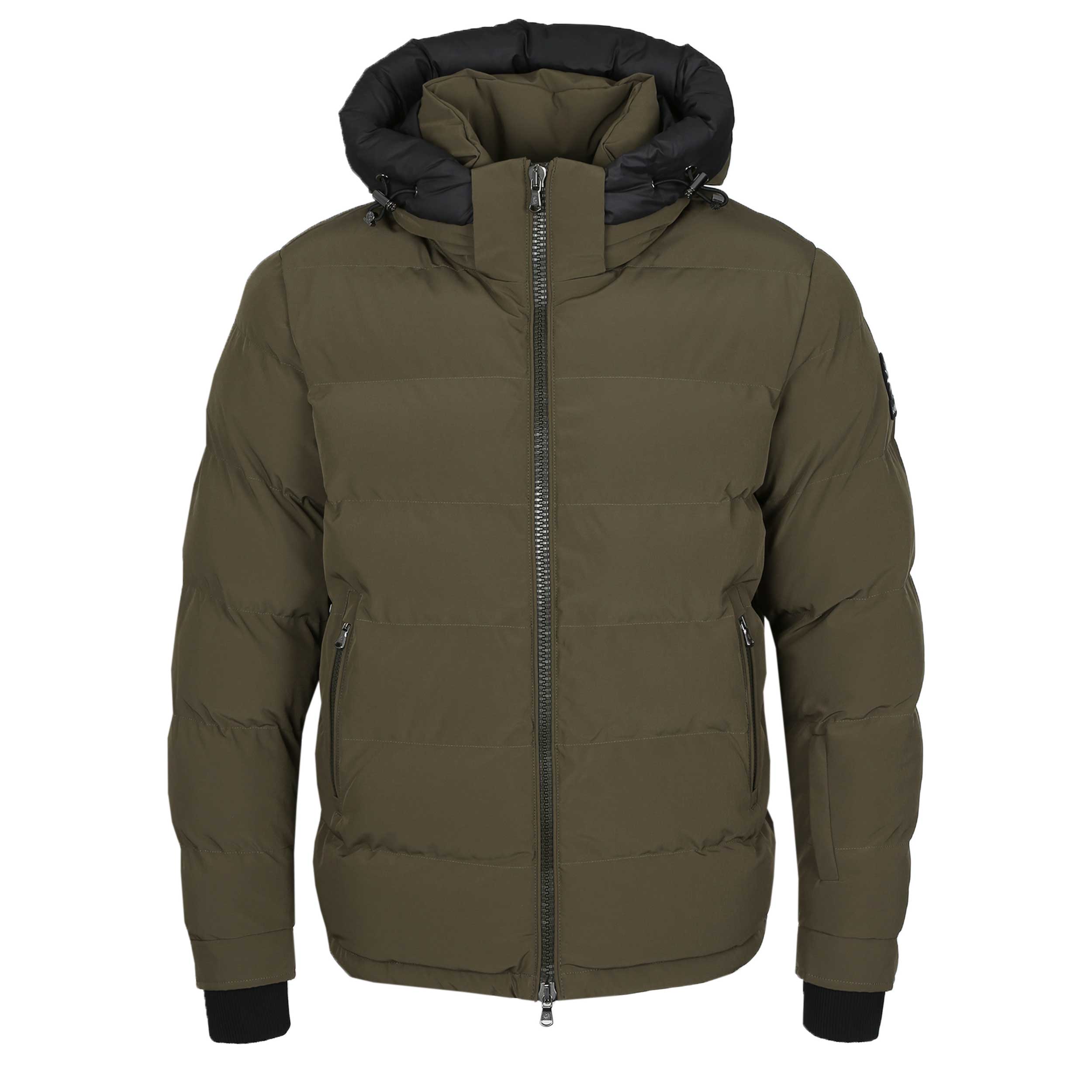 Sandbanks Banks Puffer Jacket in Olive