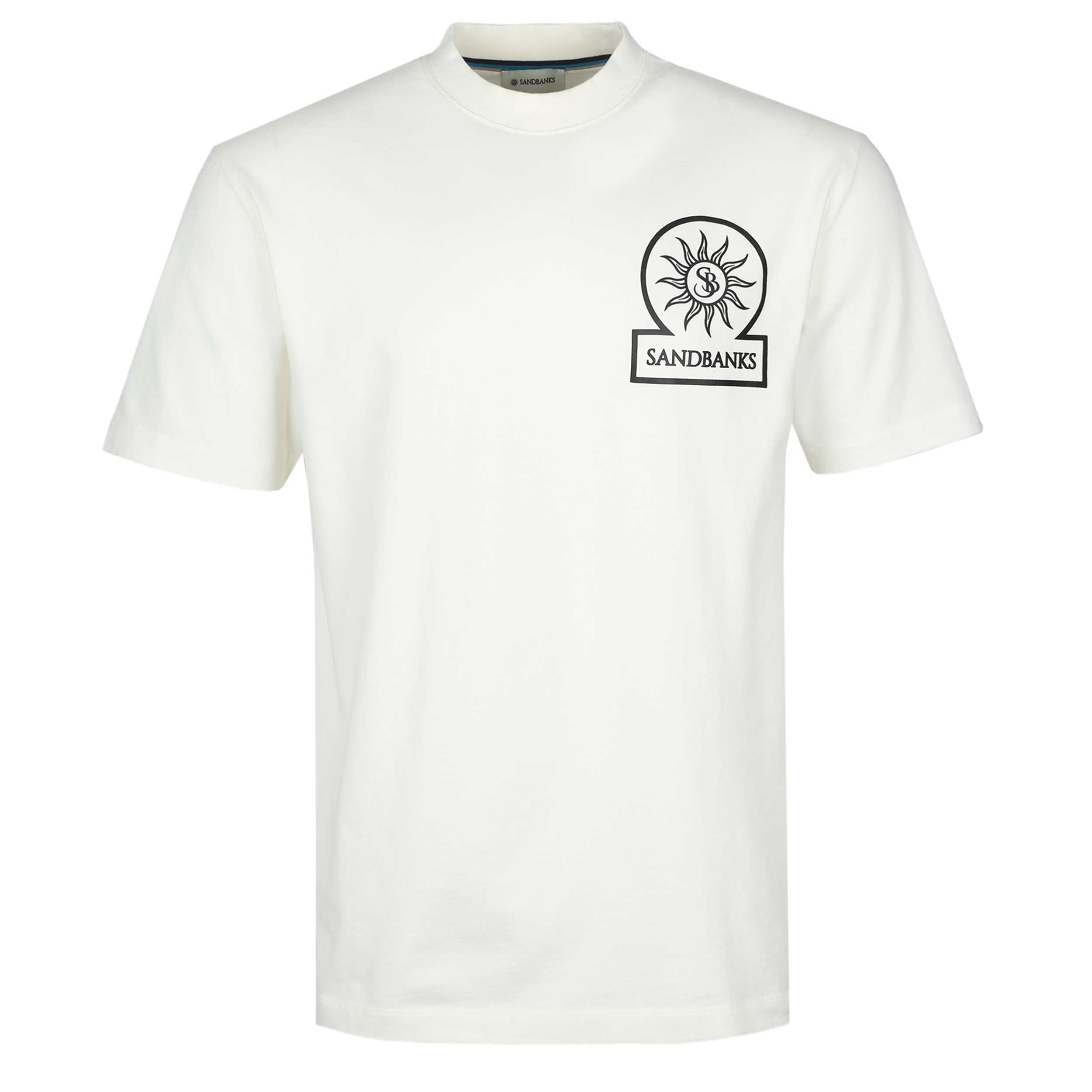 Sandbanks Relaxed Double Jersey T-Shirt in Natural